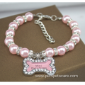 new design jewel collar necklace pearl pet accessories